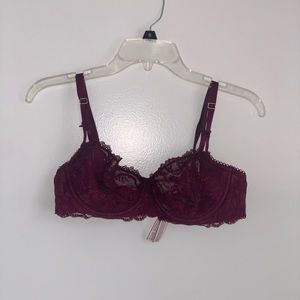 Victoria’s Secret dream angels wicked maroon bra